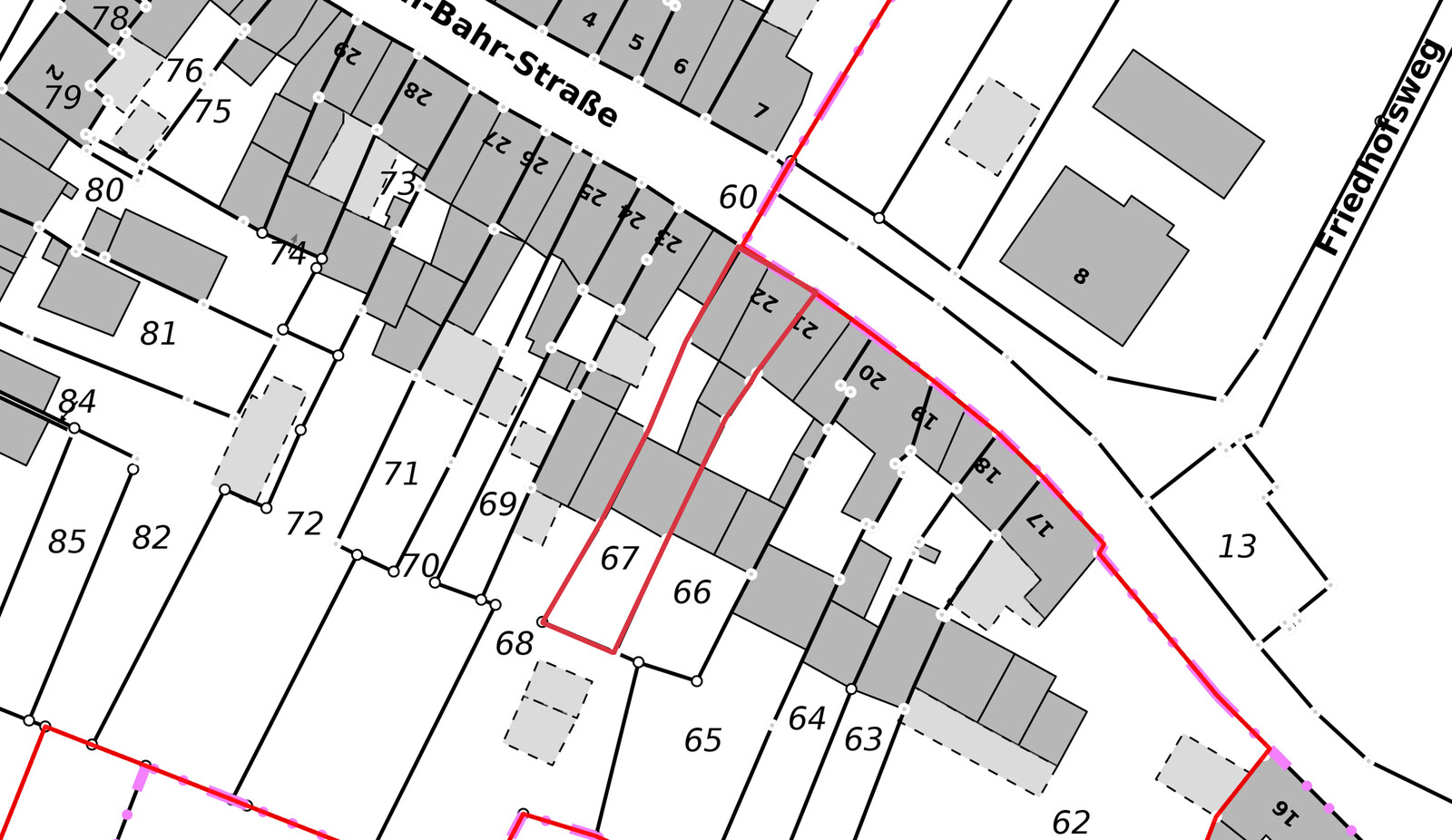 Egon-Bahr-Straße 22, Treffurt, Flurkartenauszug, ALKIS